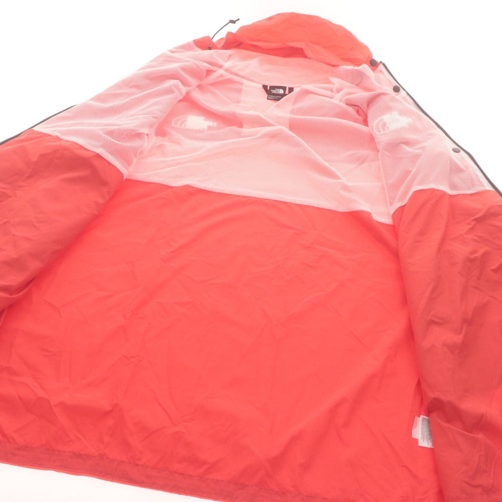 ■ THE NORTH FACE ノースフェイス ジャケット アウター ファスナー ボタン フード レディース メンズ XL レッド系 タグ付き 未使用