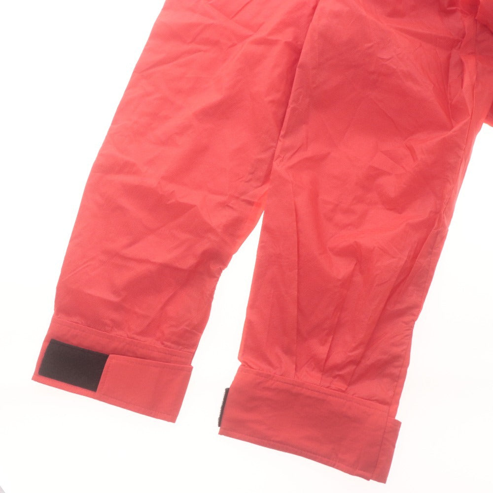 ■ THE NORTH FACE ノースフェイス ジャケット アウター ファスナー ボタン フード レディース メンズ XL レッド系 タグ付き 未使用