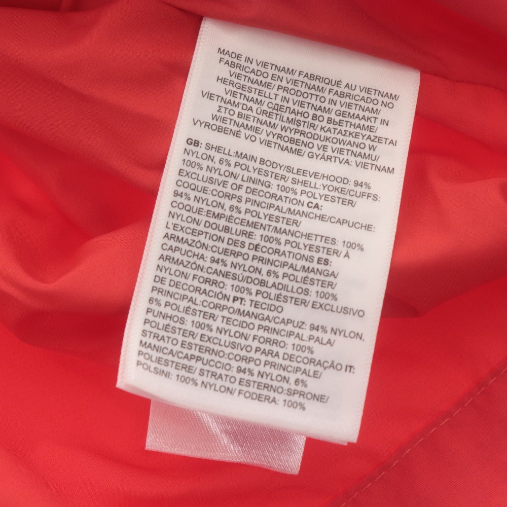 ■ THE NORTH FACE ノースフェイス ジャケット アウター ファスナー ボタン フード レディース メンズ XL レッド系 タグ付き 未使用