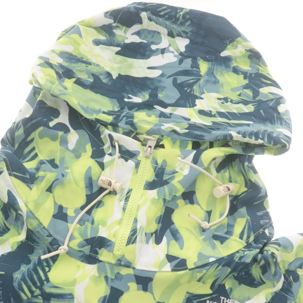 ■ THE NORTH FACE Pullover Jacket Outerwear Zipper Pocket Hood Men's XL Green Tagged Unused
