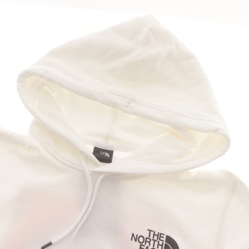 ■ THE NORTH FACE ノースフェイス トレーナー トップス 長袖 フード ポケット ロゴ メンズ M ホワイト タグ付き 未使用