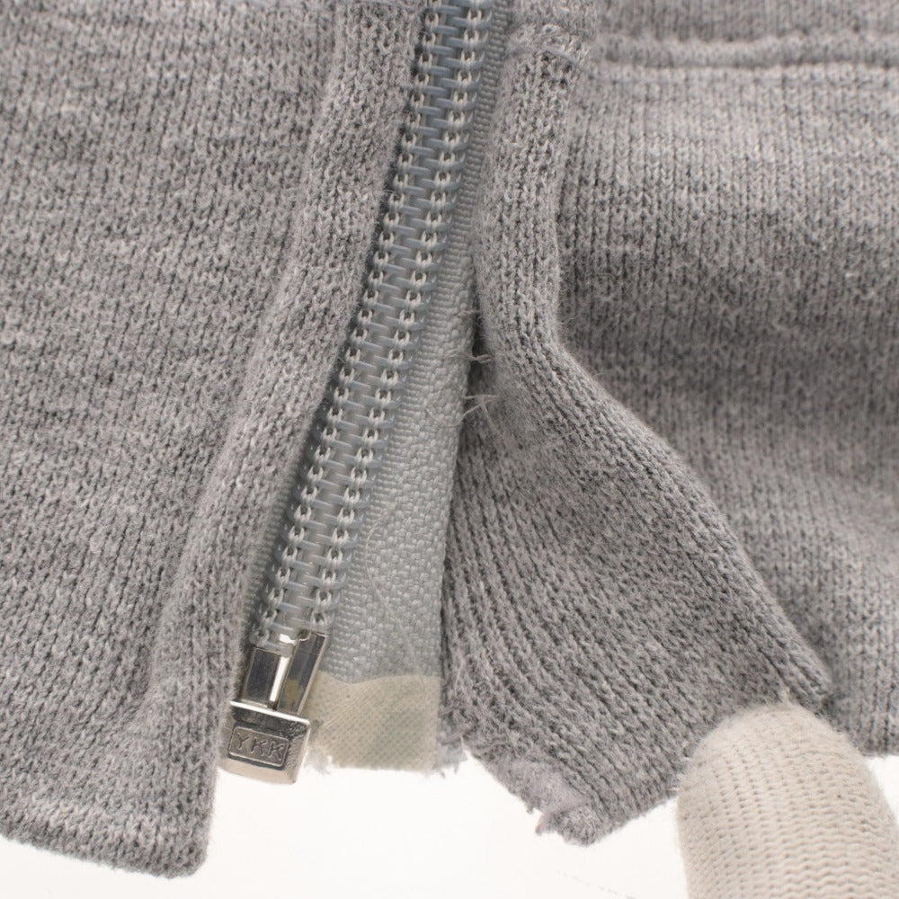 ■ Russell Athletic ラッセルアスレティック パーカー ジャケット アウター ファスナー ポケット フード メンズ XL グレー系