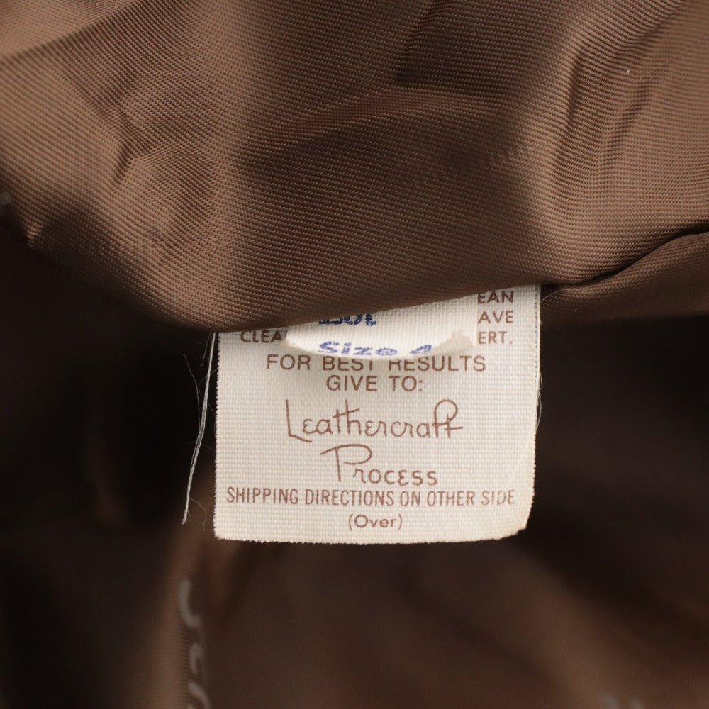 ■ Schott ショット フライトジャケット アウター G-1 ファスナー ポケット ヴィンテージ メンズ 42 ダークブラウン系