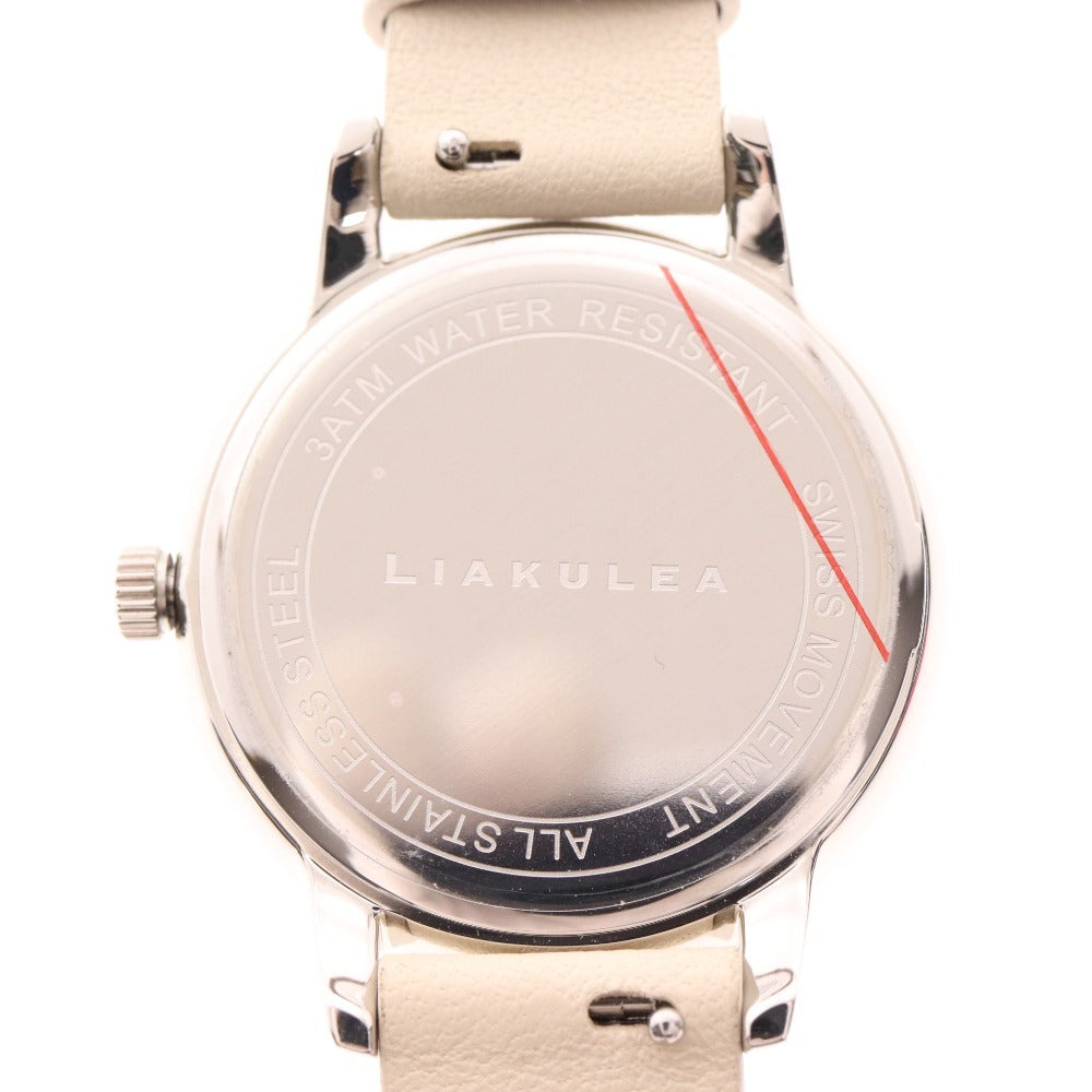 ● リアクレア 腕時計 クォーツ ハワイ生まれブランド 17g レディース メンズ ベージュ 文字盤 ホワイト スイス 付属品付き 未使用