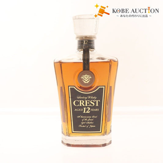 ● 酒 サントリー クレスト 12年 700ml 43% ウイスキー 未開栓 未使用