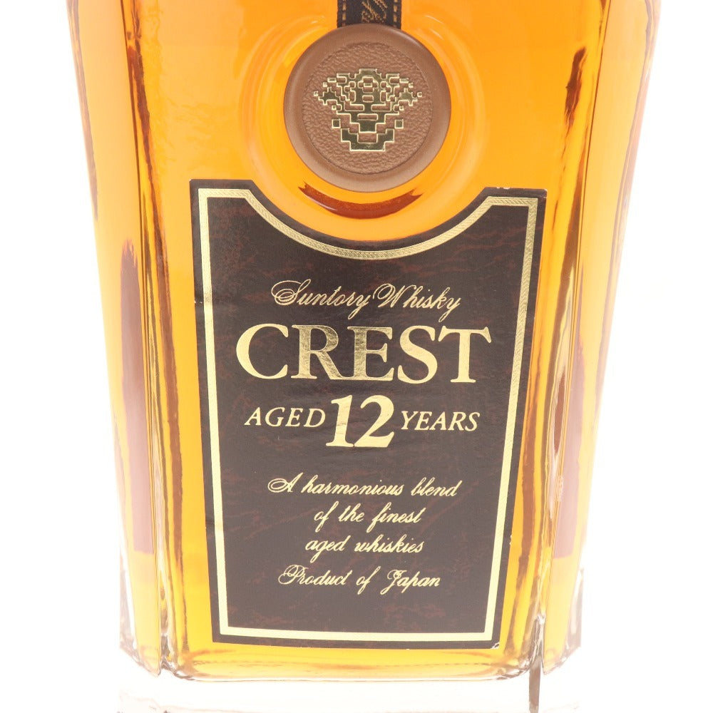 ● 酒 サントリー クレスト 12年 700ml 43% ウイスキー 未開栓 未使用