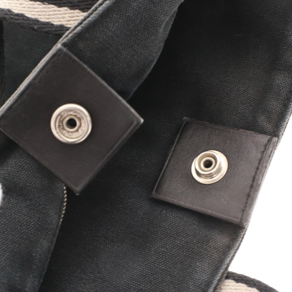 ● エルメス トロカホリゾンタルPM トートバッグ ハンドバッグ 鞄 レディース ブラック系