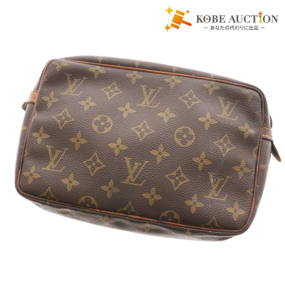 ● ルイヴィトン クラッチバッグ モノグラム コンピエーニュ23 M51847 TH8905 鞄 ポーチ レディース メンズ ブラウン