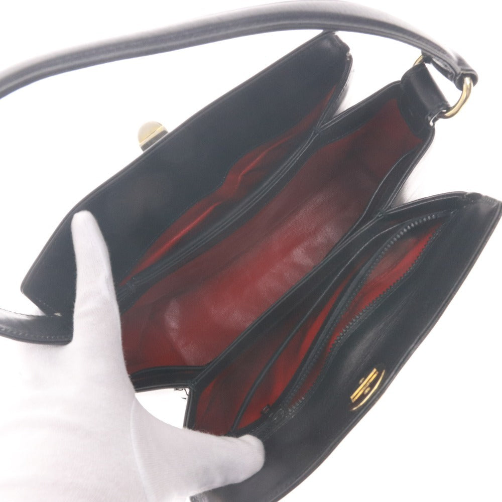 ● Gucci Old Gucci One-Shoulder Bag Bag Handbag Old Gucci Women's Black