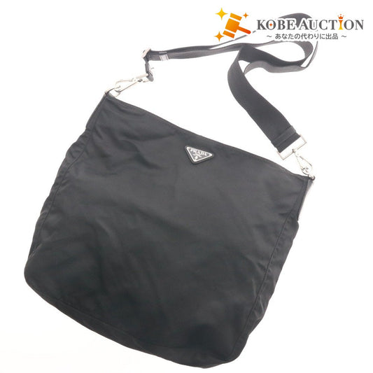 ● プラダ PRADA ショルダーバッグ 鞄 肩掛け ナイロン レディース メンズ ブラック