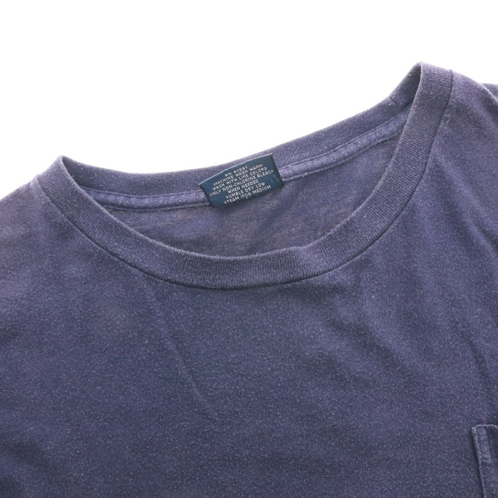 ■ Polo Ralph Lauren T-Shirt Short Sleeve Top Chest Pocket One Point Men's M Navy