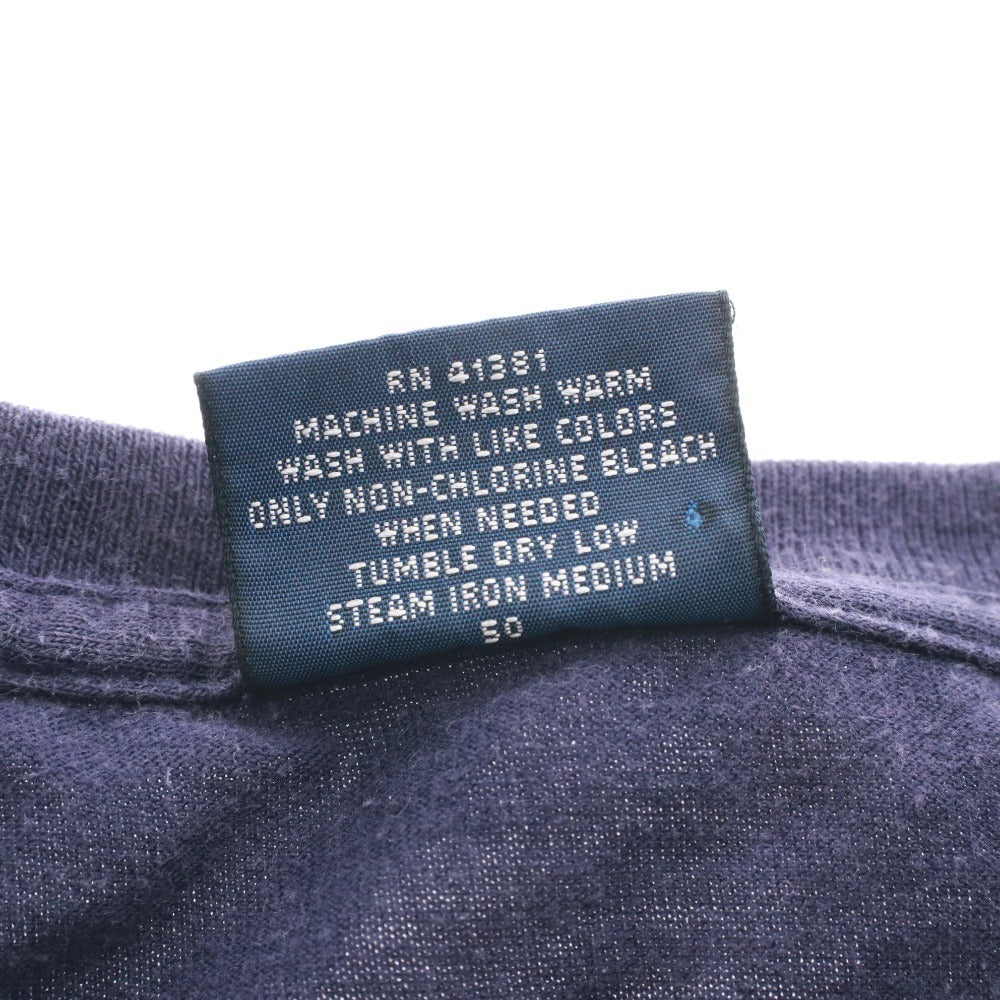 ■ Polo Ralph Lauren T-Shirt Short Sleeve Top Chest Pocket One Point Men's M Navy