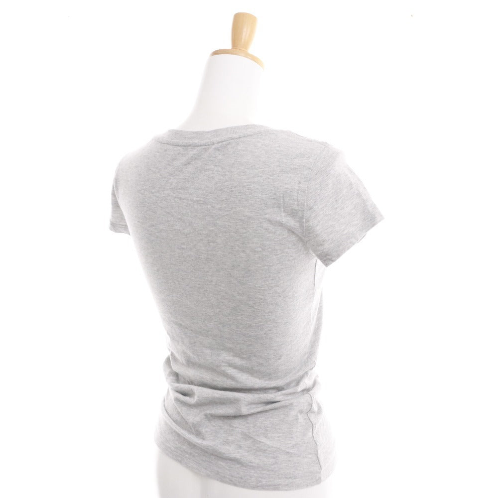 ■ アルマーニエクスチェンジ A/X ARMANI EXCHANGE Tシャツ カットソー 半袖 レディース XS ロゴ ライトグレー系