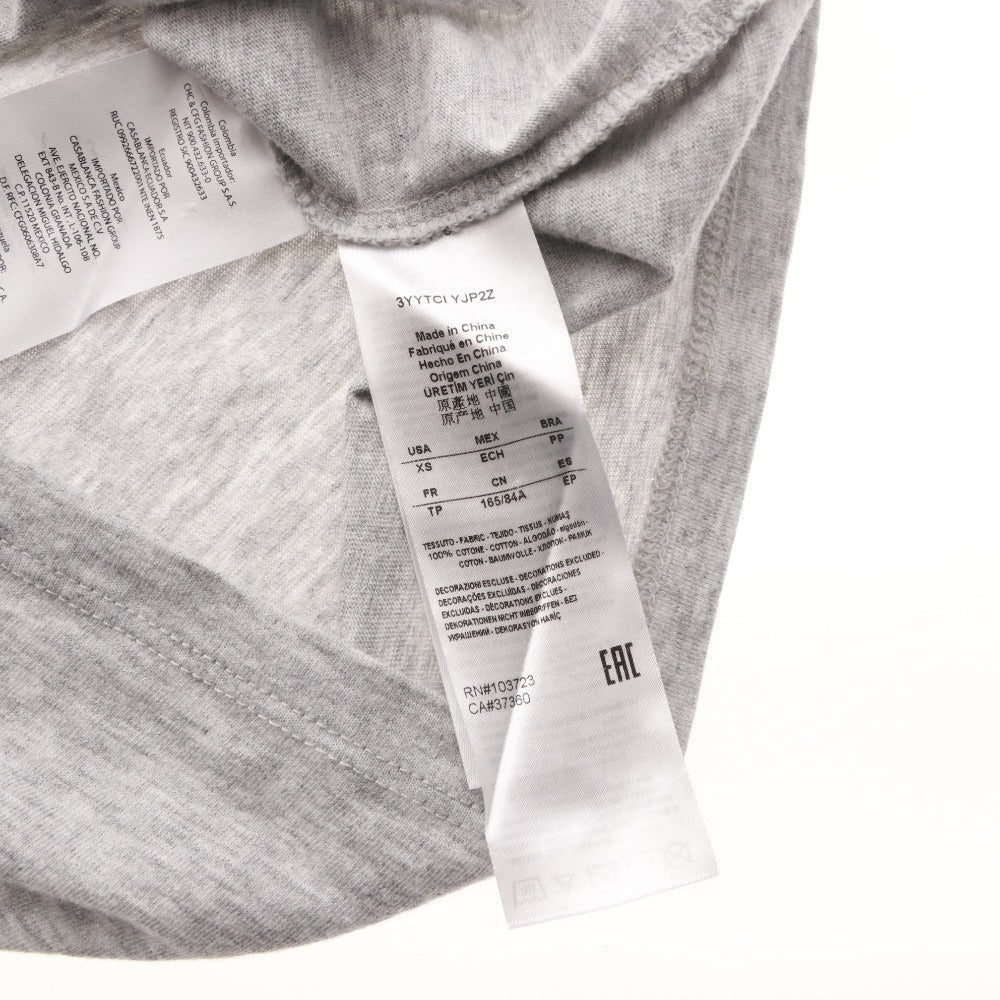■ アルマーニエクスチェンジ A/X ARMANI EXCHANGE Tシャツ カットソー 半袖 レディース XS ロゴ ライトグレー系
