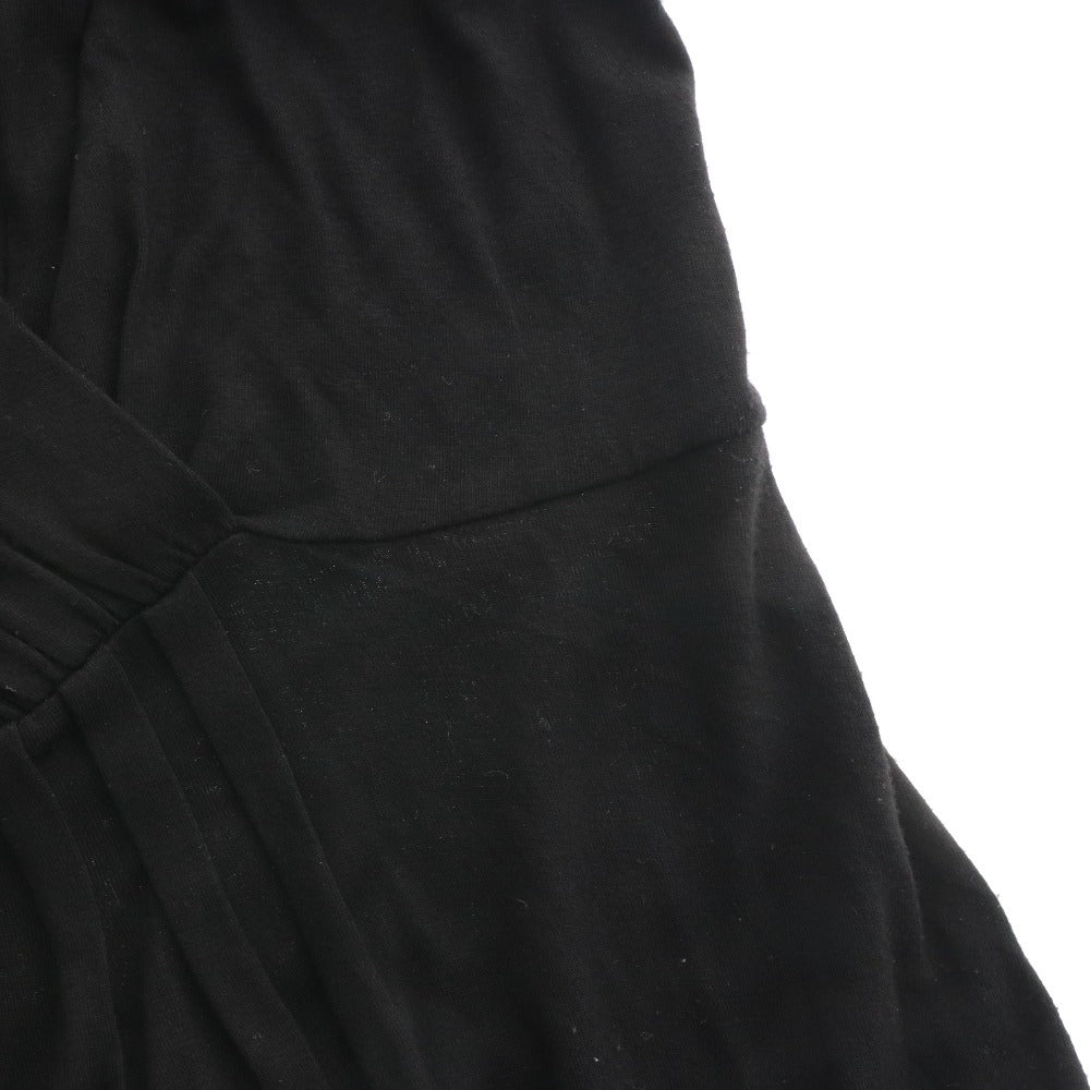 ■ アルマーニ ジーンズ RMANI JEANS ワンピース カシュクール 異素材 レディース XXS ブラック