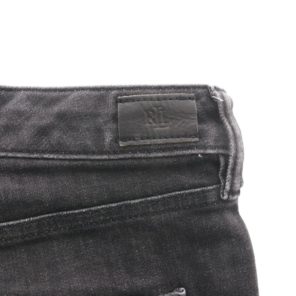■ Ralph Lauren Skinny Denim Jeans Bottoms Stretch Faded Women's 0 (XS~S equivalent) Gray
