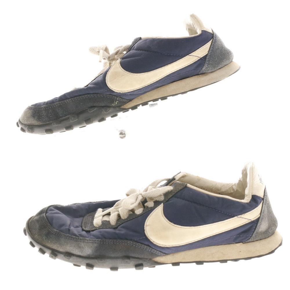 ■ ナイキ NIKE スニーカー ワッフルレーサー 靴 ヴィンテージ ワッフルソール レディース 23.5cm ネイビー