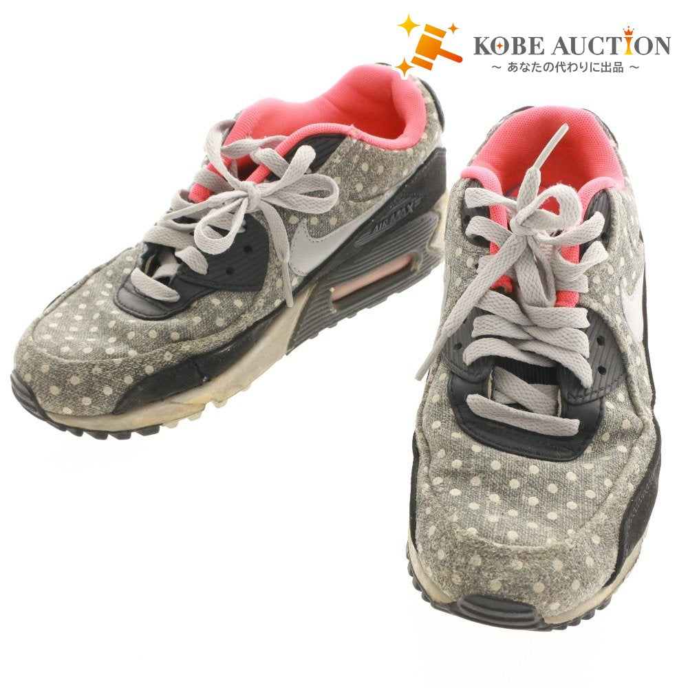 ■ Nike NIKE Sneakers Air Max 90 LTR Premium Polka Dot Shoes Women's 24cm Multicolor