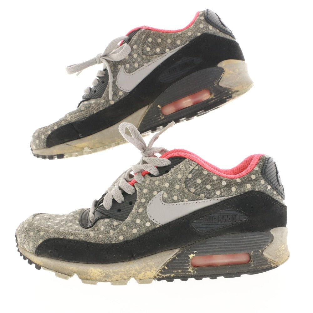 ■ Nike NIKE Sneakers Air Max 90 LTR Premium Polka Dot Shoes Women's 24cm Multicolor