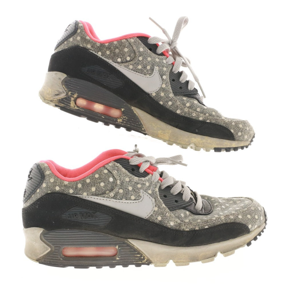 ■ Nike NIKE Sneakers Air Max 90 LTR Premium Polka Dot Shoes Women's 24cm Multicolor