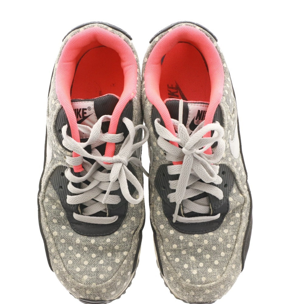 ■ Nike NIKE Sneakers Air Max 90 LTR Premium Polka Dot Shoes Women's 24cm Multicolor