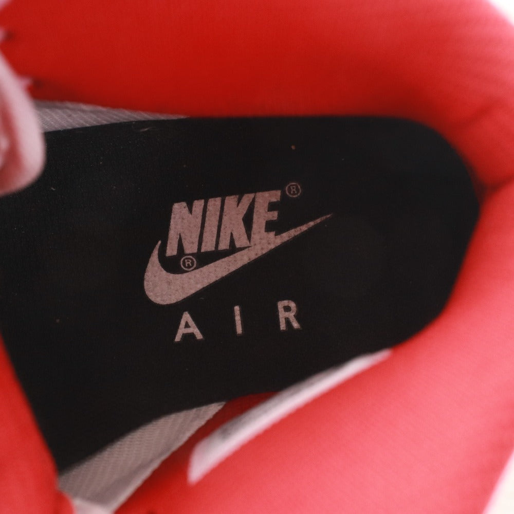 ■ ナイキ NIKE スニーカー エアフォースワン AIR FORCE1 靴 レディース 22.5cm ホワイト レッド系