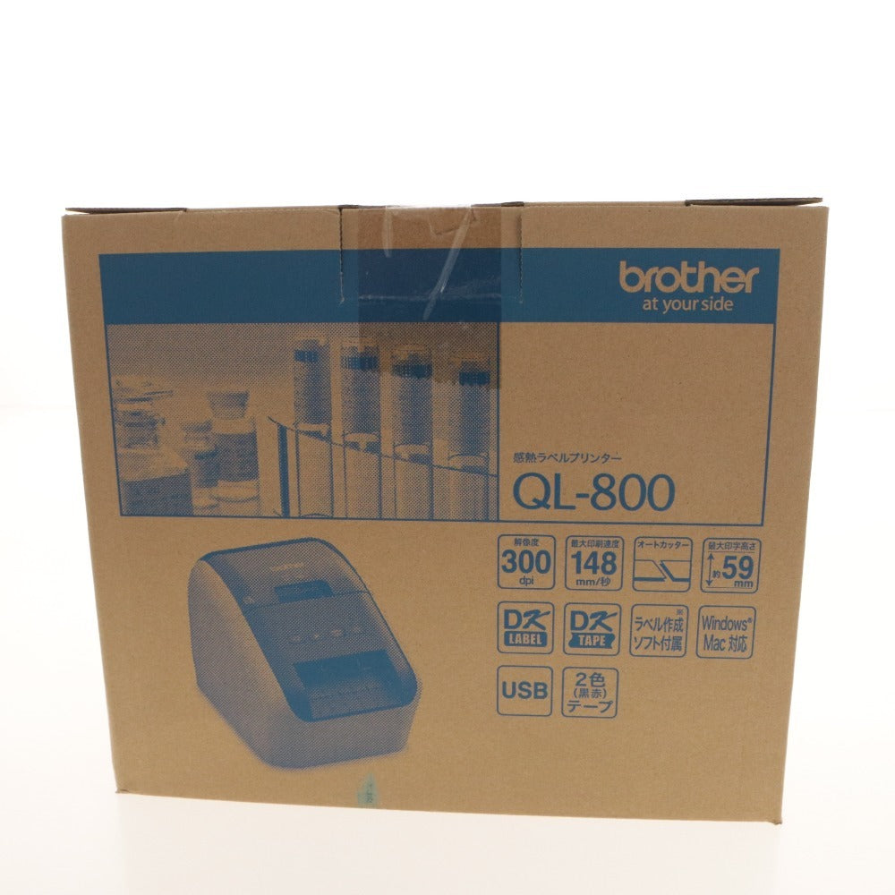 ■ Brother Thermal Label Printer QL-800 Auto Cutter 300 dpi Resolution Approx. 59 mm USB PC Compatible Unopened Unused