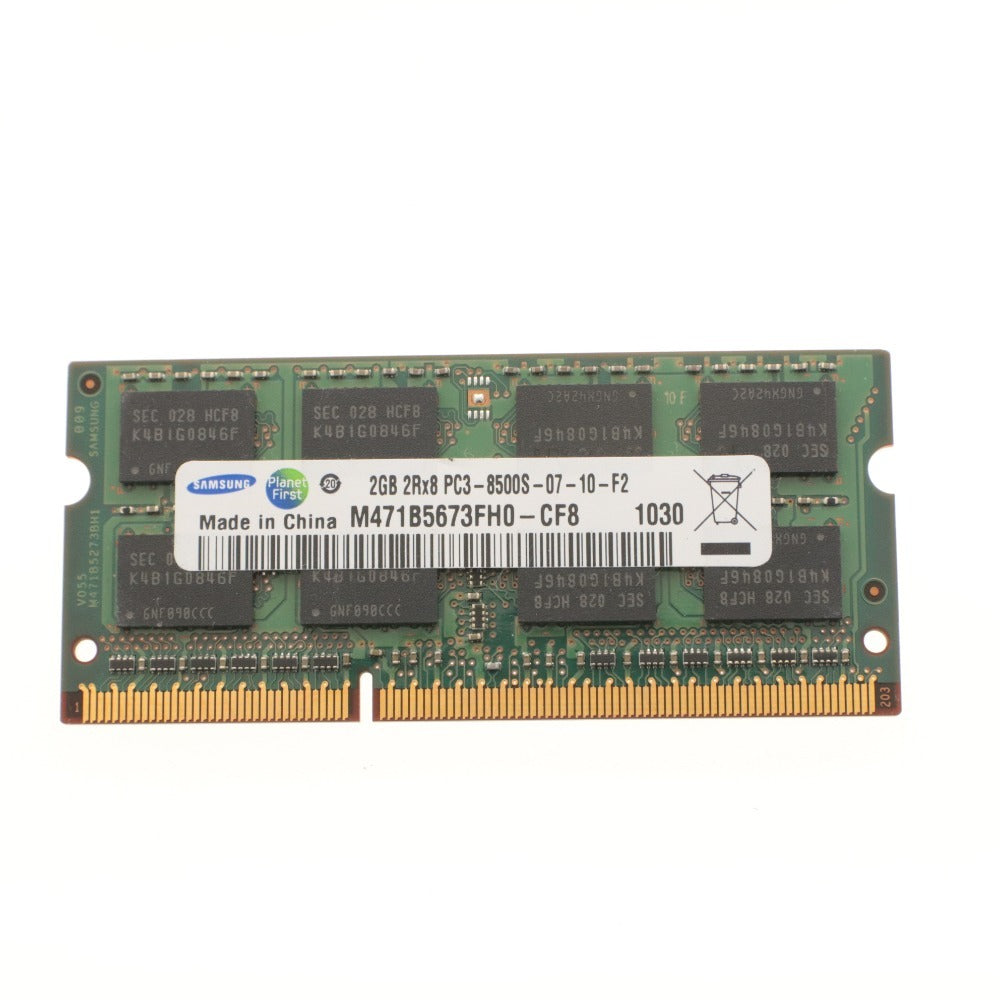 ■ SAMSUNG サムスン ノートパソコン用 増設メモリ 2GB x 4枚セット まとめ売り 計8GB DDR3 SDRAM PC3-8500S SO-DIMM 未使用含む