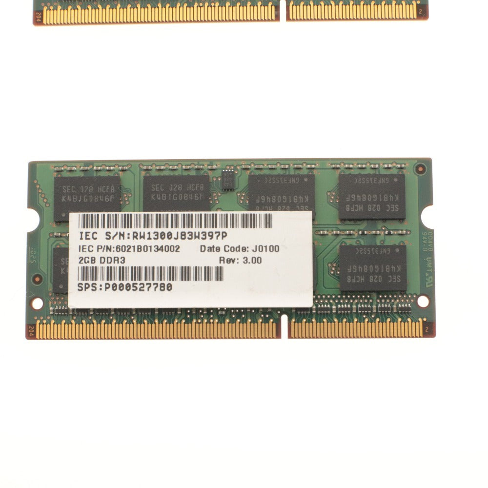 ■ SAMSUNG サムスン ノートパソコン用 増設メモリ 2GB x 4枚セット まとめ売り 計8GB DDR3 SDRAM PC3-8500S SO-DIMM 未使用含む
