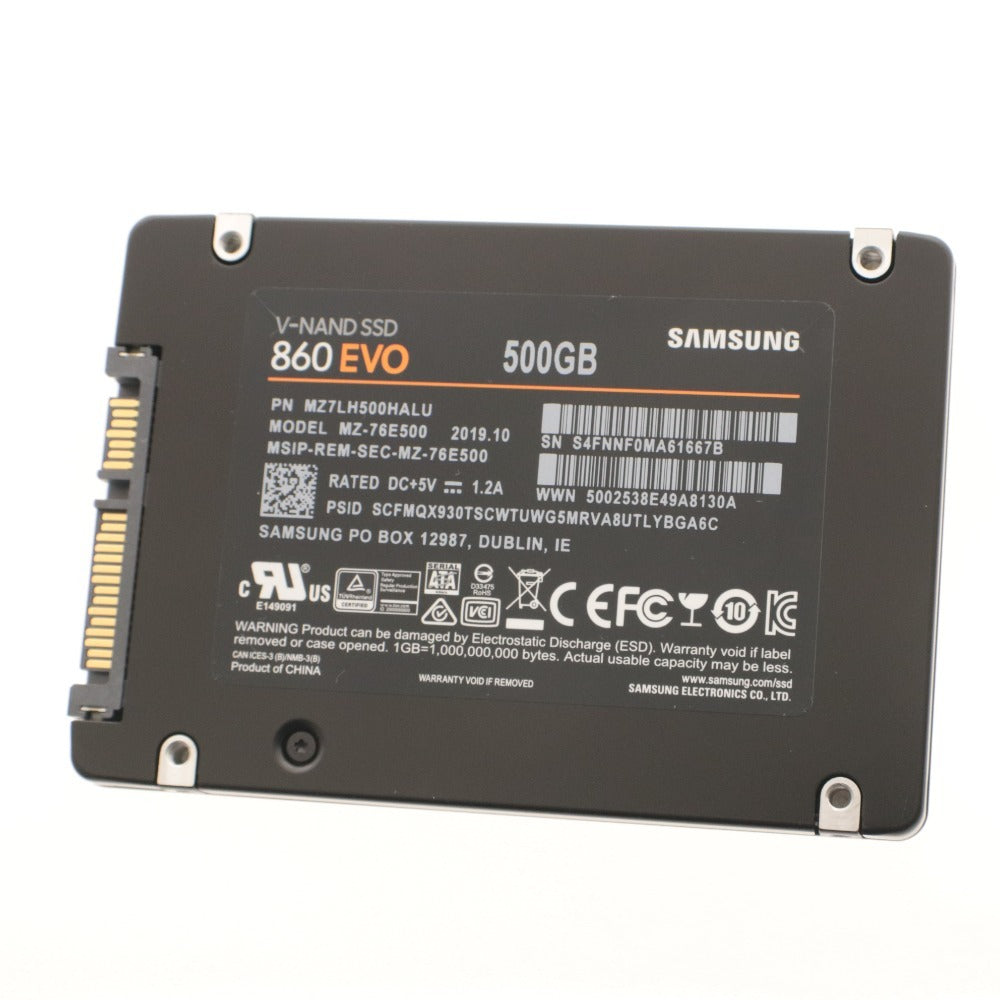■ SAMSUNG SSD V-NAD 500GB 860 EVO MZ-76E500B/EC 2.5-inch Internal SATA 3.0 PC Component Unused