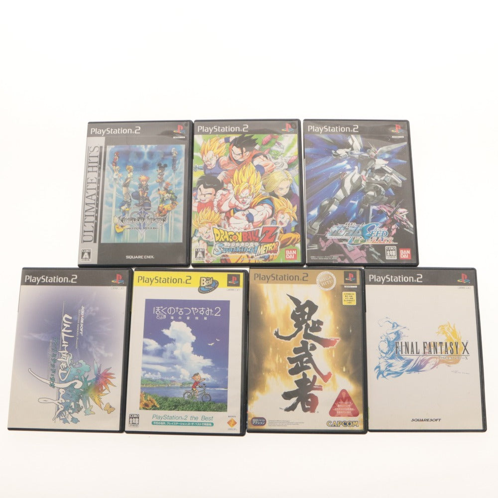 ■ PS2 PS1 ソフト 大量セットまとめ売り FFX/ガンダム/ドラクエ8/キングダムハーツ/鬼武者/ぼくのなつやすみ/ドラゴンボール/プレプレ/他