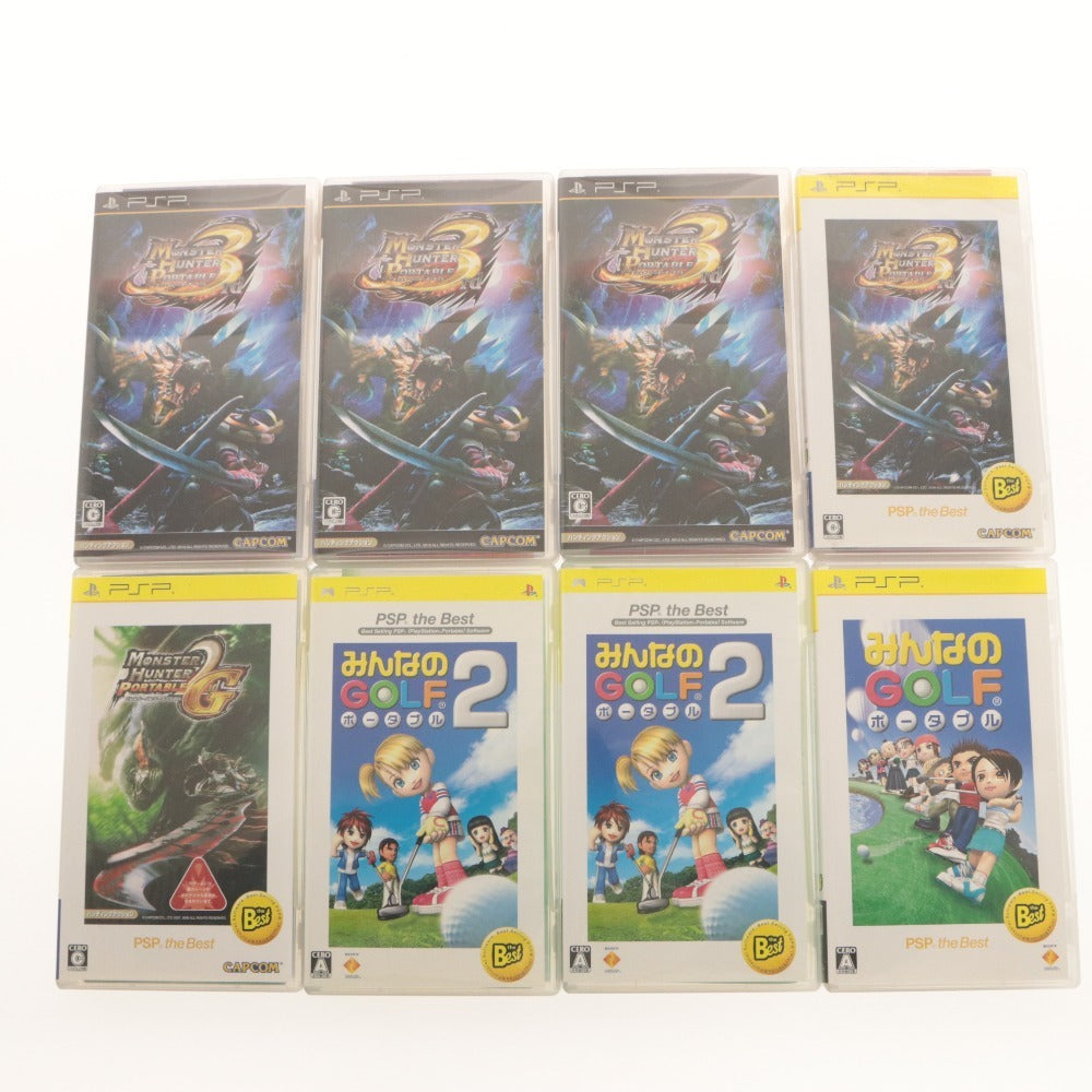 ■ PSP ソフト 34点 大量セット まとめ売り スパロポ/モンハン/キングダムハーツ/ガンダム/ダンボール戦機/エウレカ/みんゴル/パタポン/他