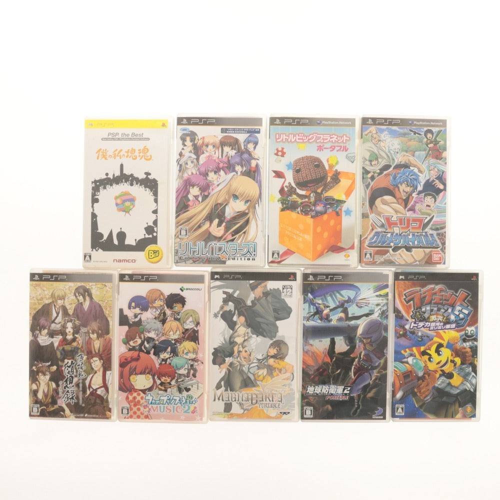 ■ PSP ソフト 34点 大量セット まとめ売り スパロポ/モンハン/キングダムハーツ/ガンダム/ダンボール戦機/エウレカ/みんゴル/パタポン/他