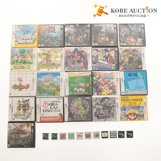 ■ 3DS DS ソフト 32本 大量セット まとめ売り ポケモン ダイヤモンド オメガルビー/モンハン/レイトン/逆転裁判/マリオ/妖怪ウォッチ/他