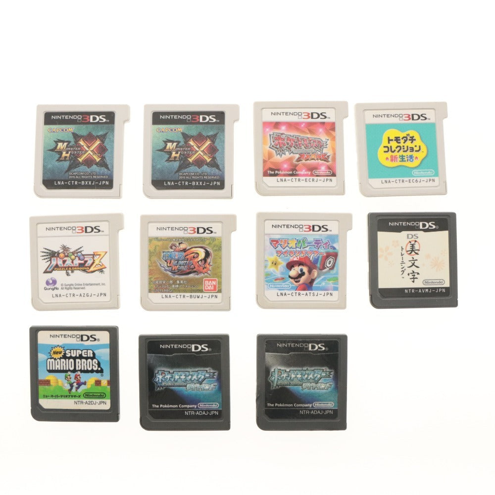 ■ 3DS DS ソフト 32本 大量セット まとめ売り ポケモン ダイヤモンド オメガルビー/モンハン/レイトン/逆転裁判/マリオ/妖怪ウォッチ/他