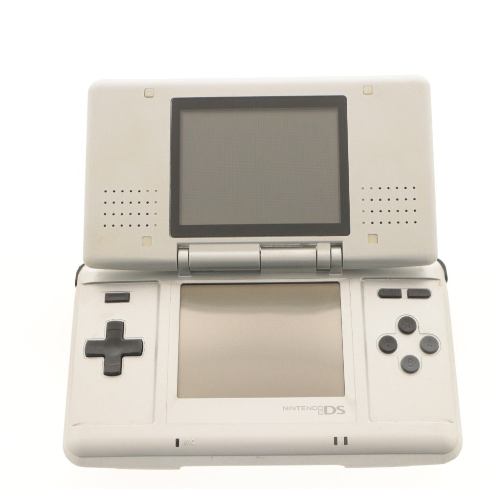 ■ Original Nintendo DS Console Platinum Silver NTR-001 Nintendo NDS with AC Adapter Tested and Working