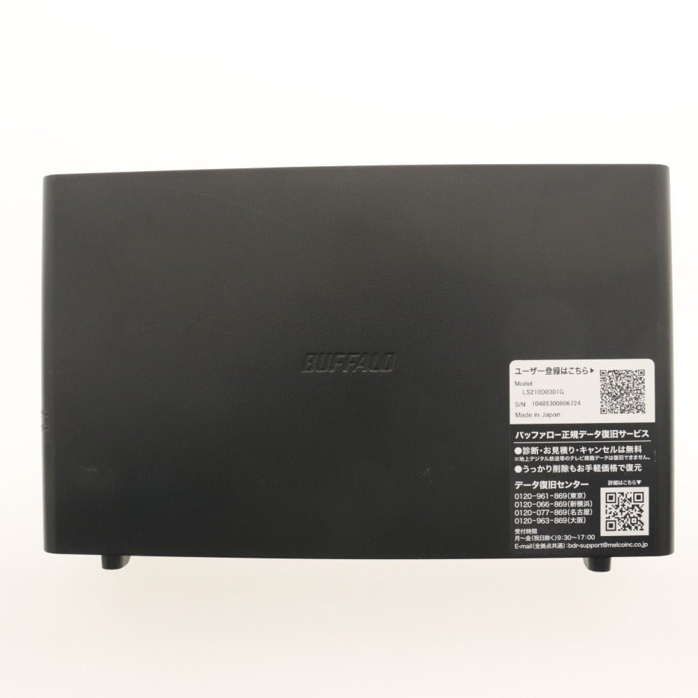 ■ BUFFALO Network HDD LinkStation LS210D0301G 3TB NAS Compatible Shared PC Smartphone AC Adapter Included Initialized/Operation Tested