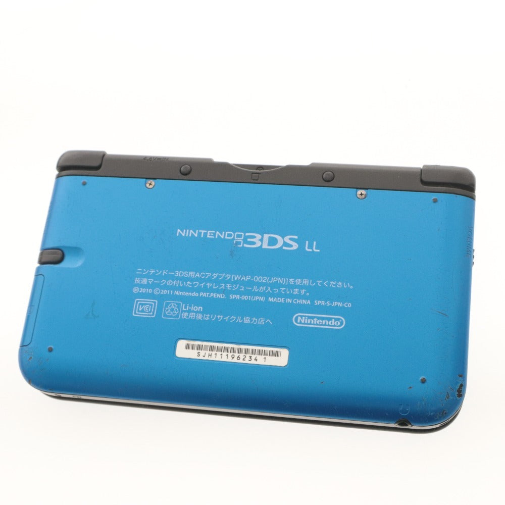 ■ Nintendo 3DS LL Blue x Black SPR-001 Nintendo Console, Box, Dedicated Cover/Case, Accessories Included, Factory Reset/Tested and Working