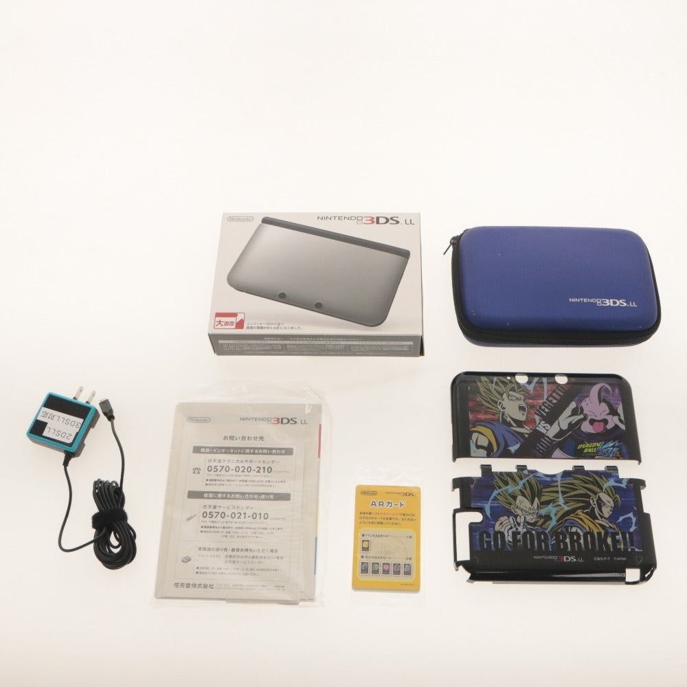 ■ Nintendo 3DS LL Blue x Black SPR-001 Nintendo Console, Box, Dedicated Cover/Case, Accessories Included, Factory Reset/Tested and Working