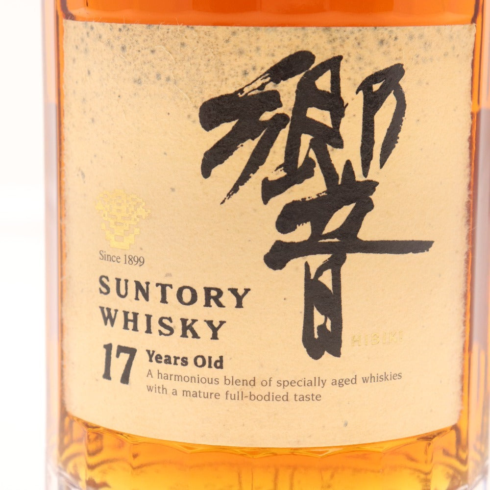 ● 酒 サントリー 響 17年 ウイスキー 700ml 43％ 未開栓 未使用