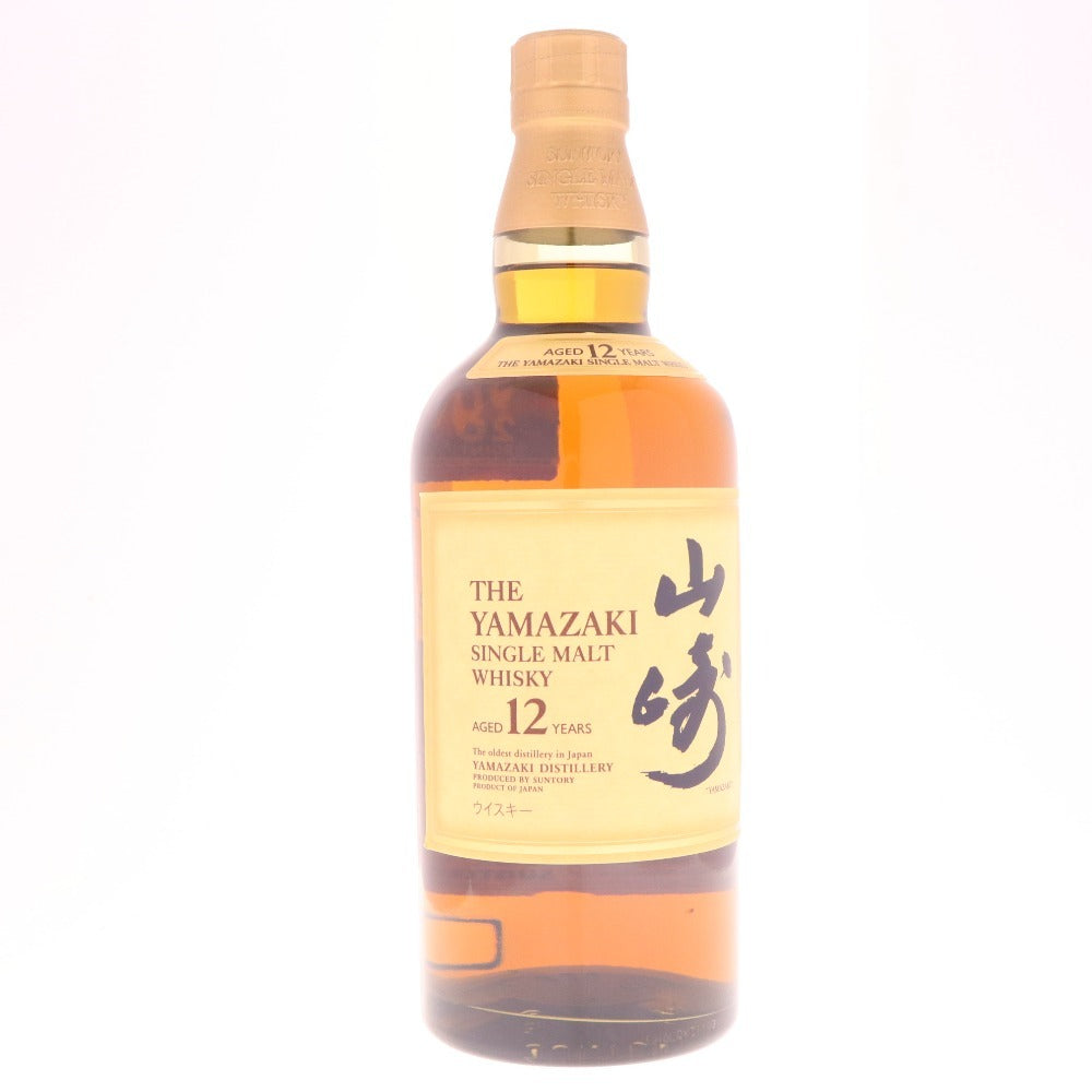 ● 酒 サントリー 山崎 12年 シングルモルト ウイスキー 700ml 43％ 箱付き 未開栓 未使用