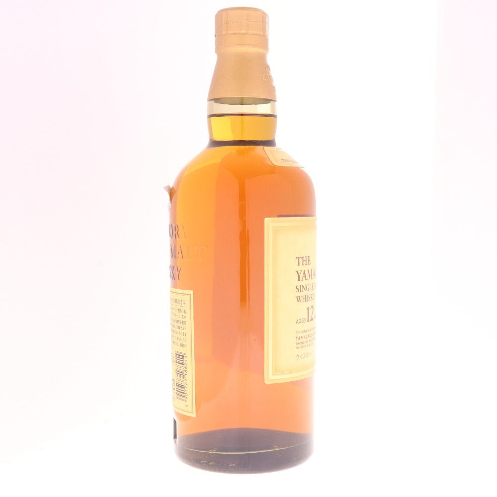 ● 酒 サントリー 山崎 12年 シングルモルト ウイスキー 700ml 43％ 箱付き 未開栓 未使用