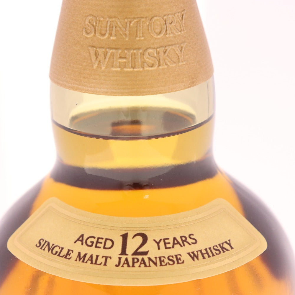 ● 酒 サントリー 山崎12年 シングルモルト ウイスキー 700ml 43％ 箱付き 未開栓 未使用