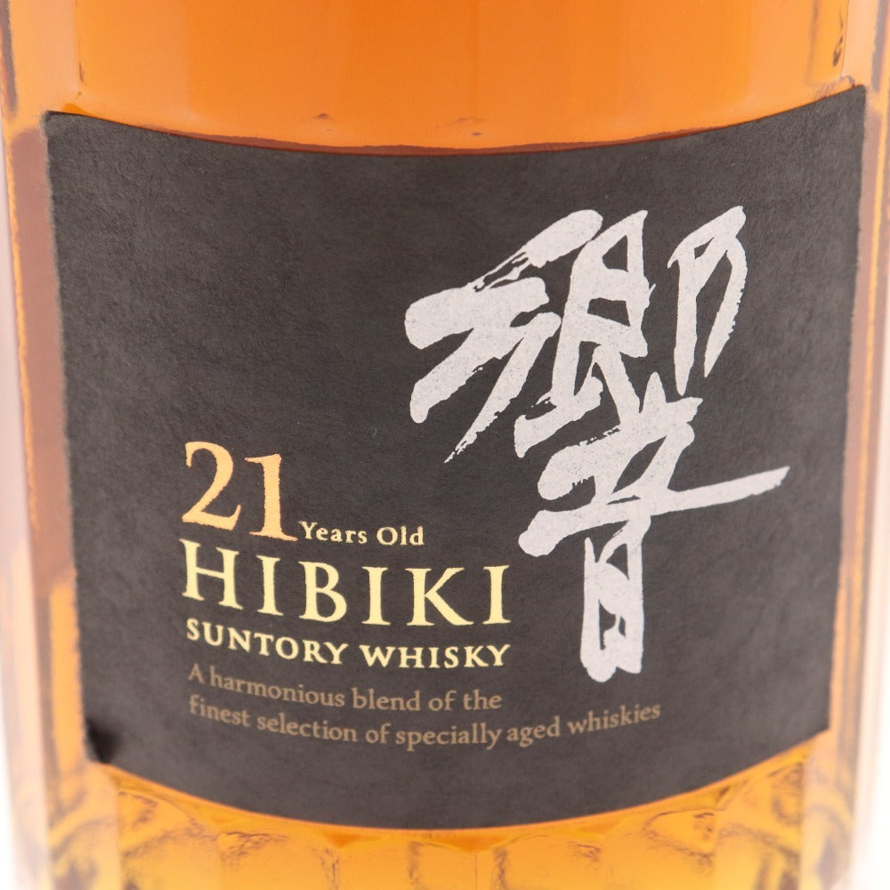 ● 酒 サントリー 響21年 ウイスキー 700ml 43％ ホログラムシール破れ 未開栓 未使用