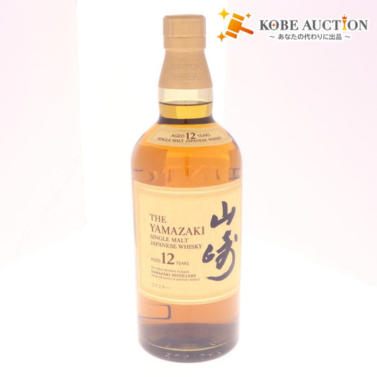 ● 酒 サントリー 山崎 12年 シングルモルト ウイスキー 700ml 43％ 未開栓 未使用