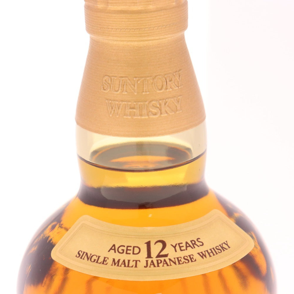 ● 酒 サントリー 山崎 12年 シングルモルト ウイスキー 700ml 43％ 未開栓 未使用