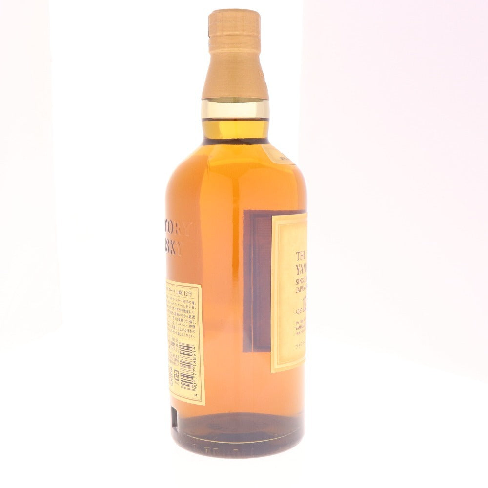 ● 酒 サントリー 山崎 12年 シングルモルト ウイスキー 700ml 43％ 未開栓 未使用