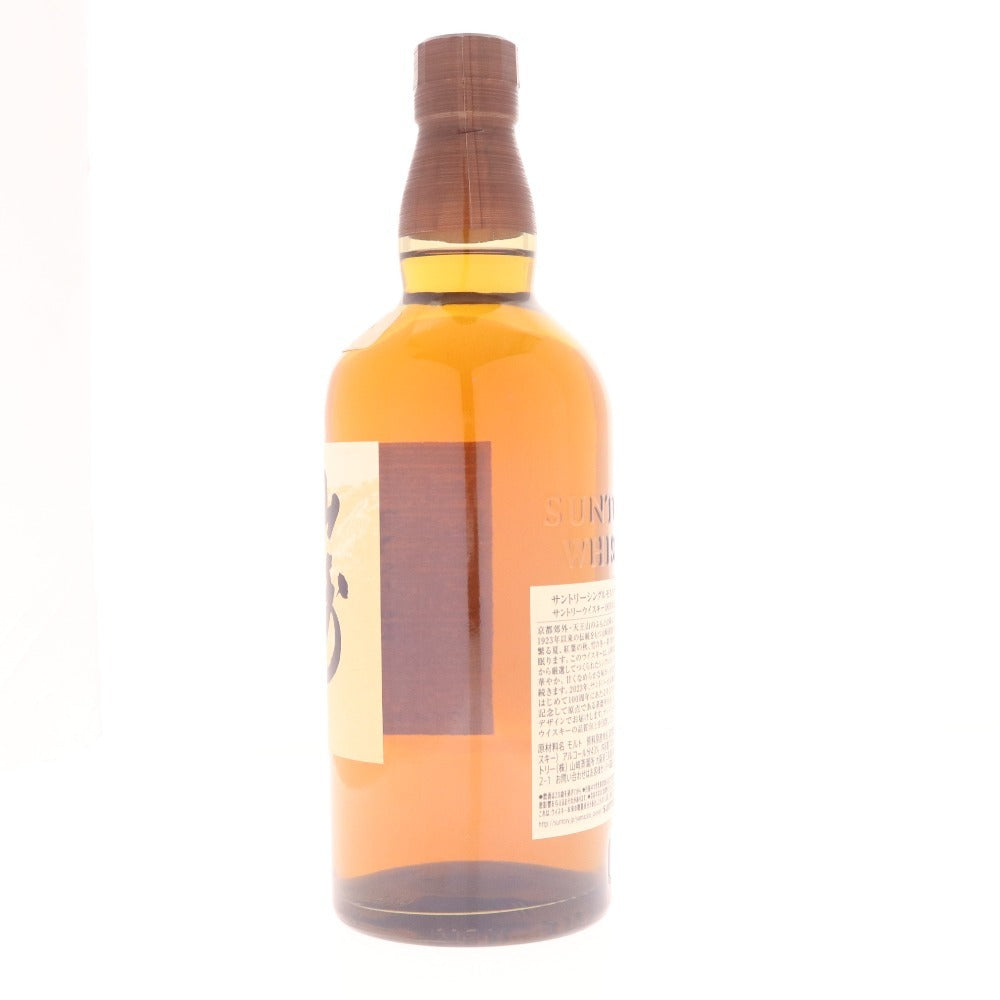 ● 酒 サントリー 山崎NV 100周年 シングルモルト ウイスキー 700ml 43％未開栓 未使用