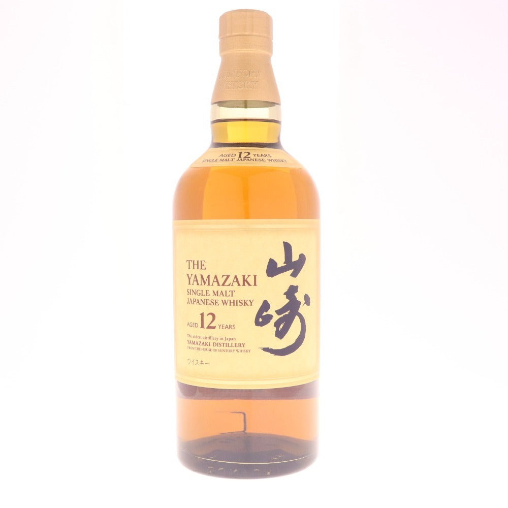 ● 酒 サントリー 山崎 12年 シングルモルト ウイスキー 700ml 43％ 箱付き 未開栓 未使用