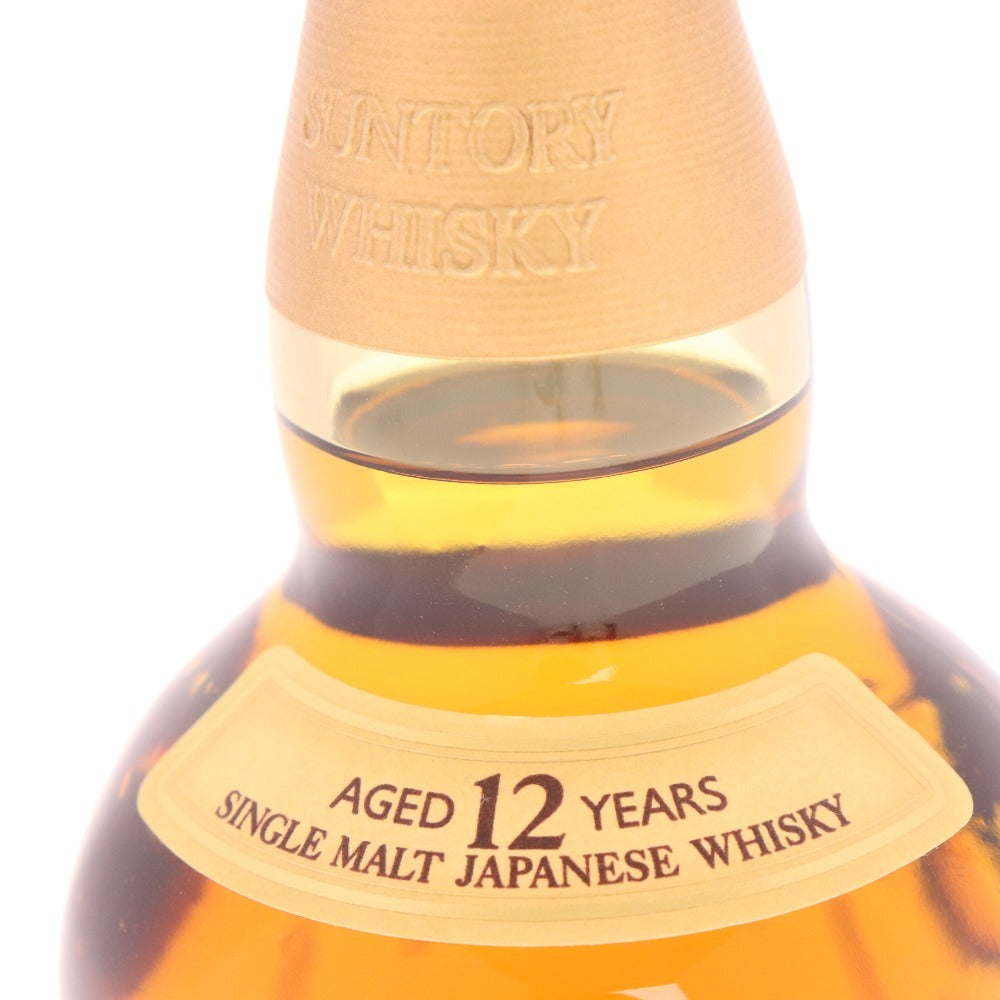 ● 酒 サントリー 山崎 12年 シングルモルト ウイスキー 700ml 43％ 箱付き 未開栓 未使用